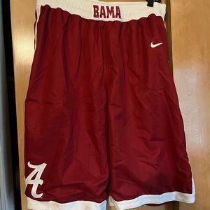 Nike University of Alabama basketball shorts